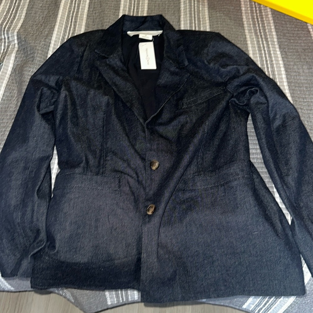 New jean sports coat.